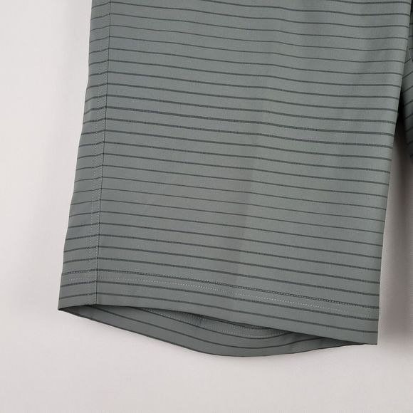Nike Tour Performance Modern Tech 12” Golf Shorts Mens 38 Gray Striped Stretch - Picture 6 of 11
